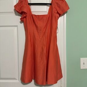 Linen short dress